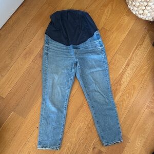 Madewell Blue Maternity Ankle Jeans